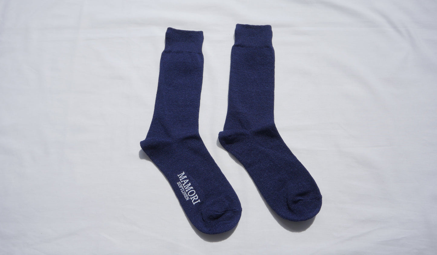 MAMORI Soft Linen Socks M Heavyweight 40/2 Crew Type
