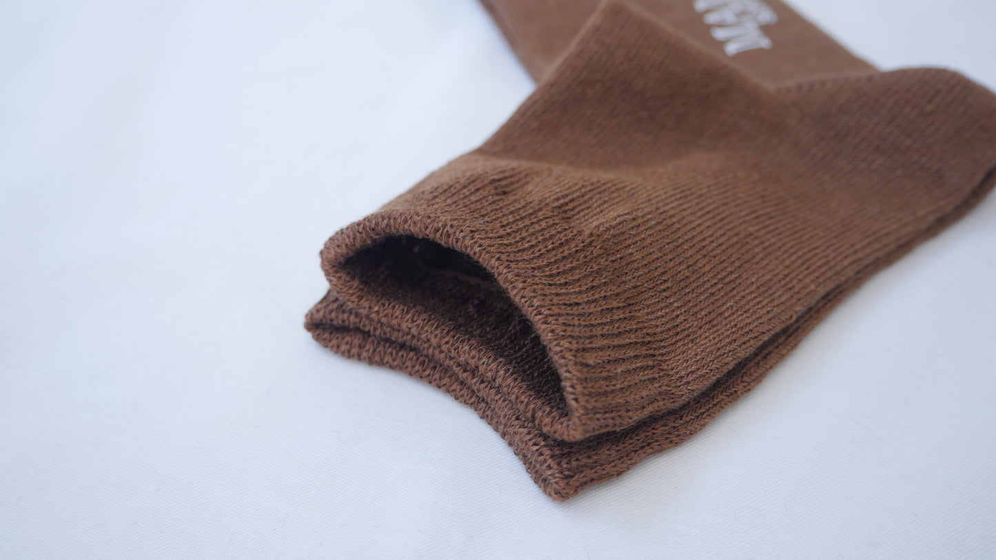 MAMORI Soft Linen Socks M Heavyweight 40/2 Crew Type