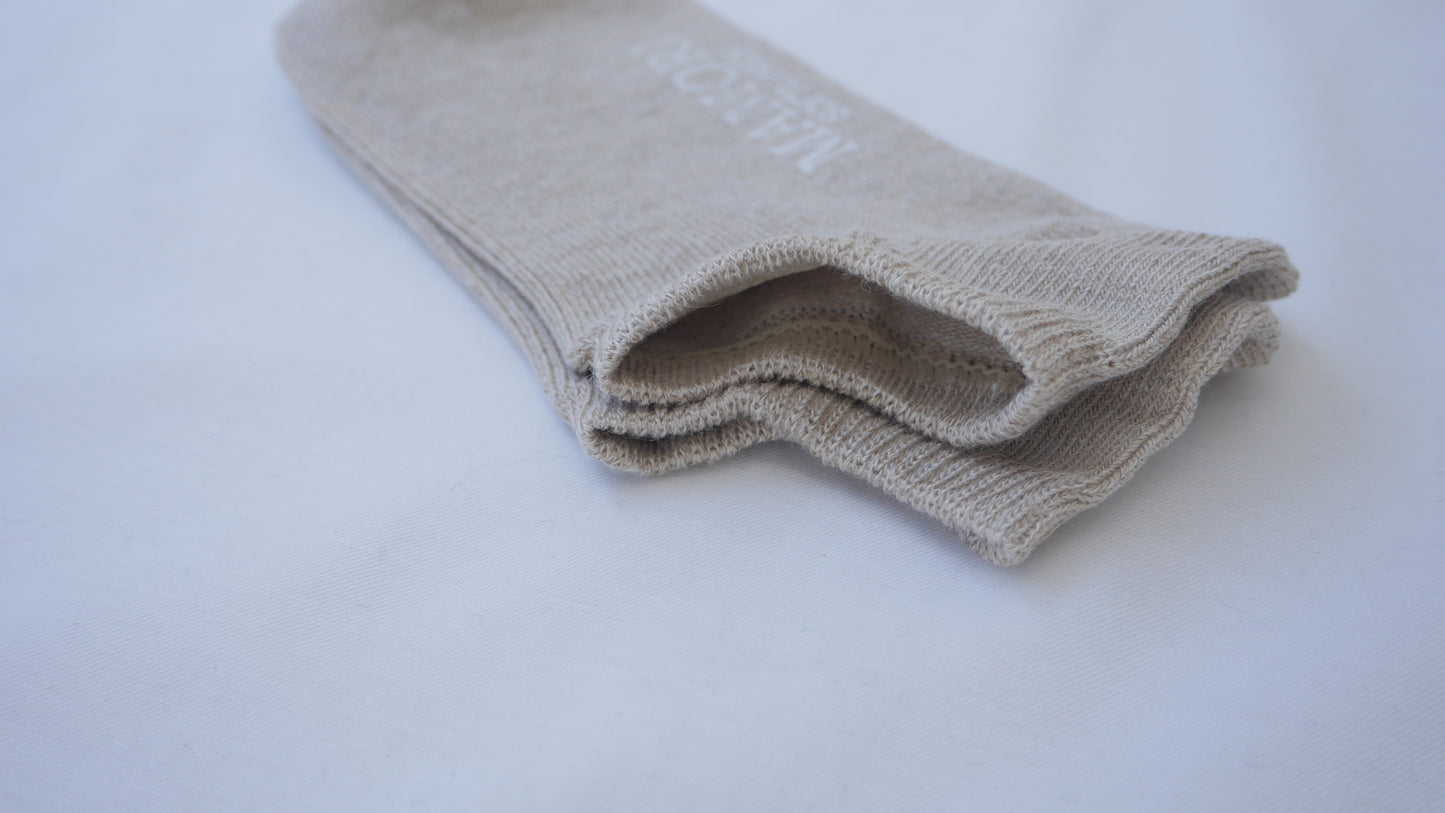 MAMORI Soft Linen Socks M Heavyweight 40/2 Low-cut socks