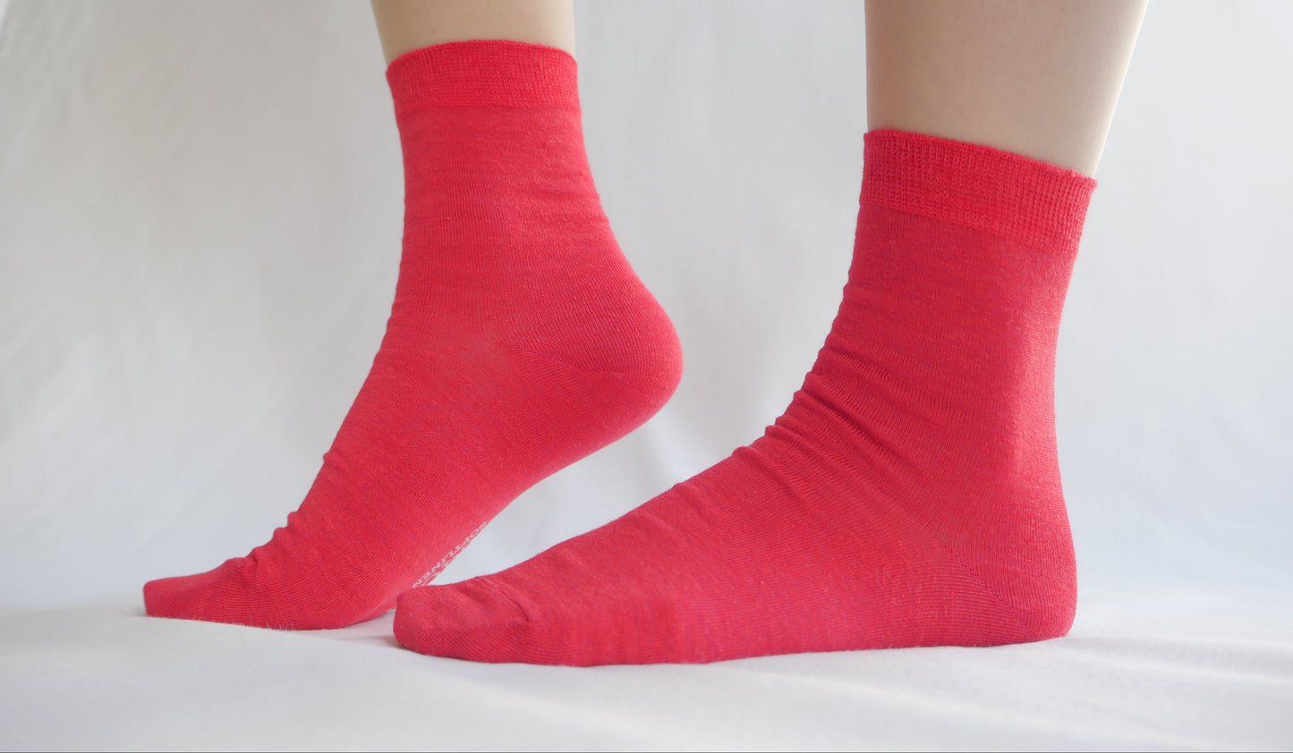 MAMORI Soft Linen Socks F Lightweight 80/1 Short Crew Type