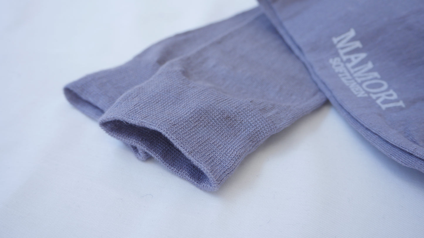 MAMORI Soft Linen Socks M Lightweight 80/1 Crew socks