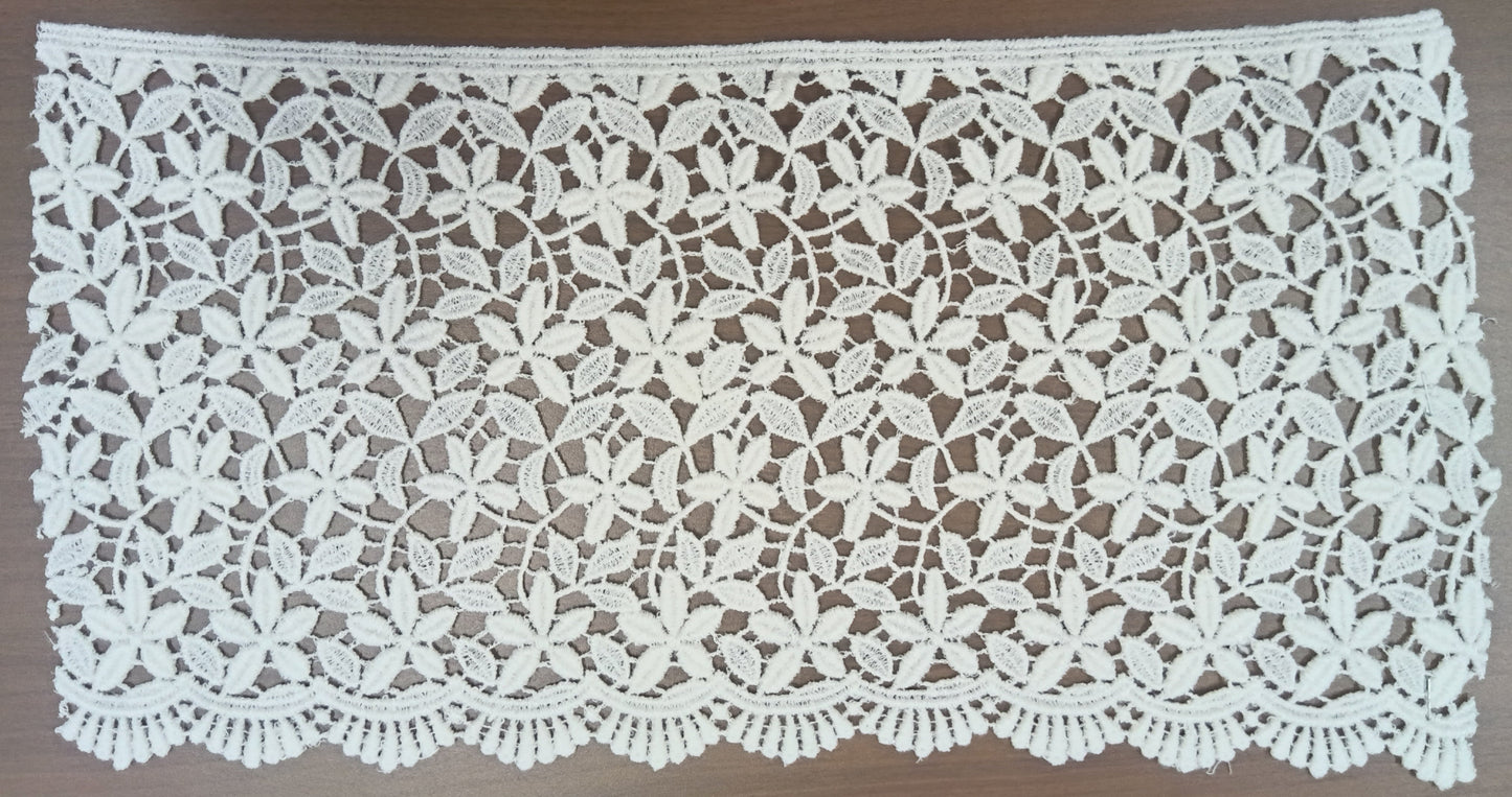 MAMORI リネン刺繍レース生地