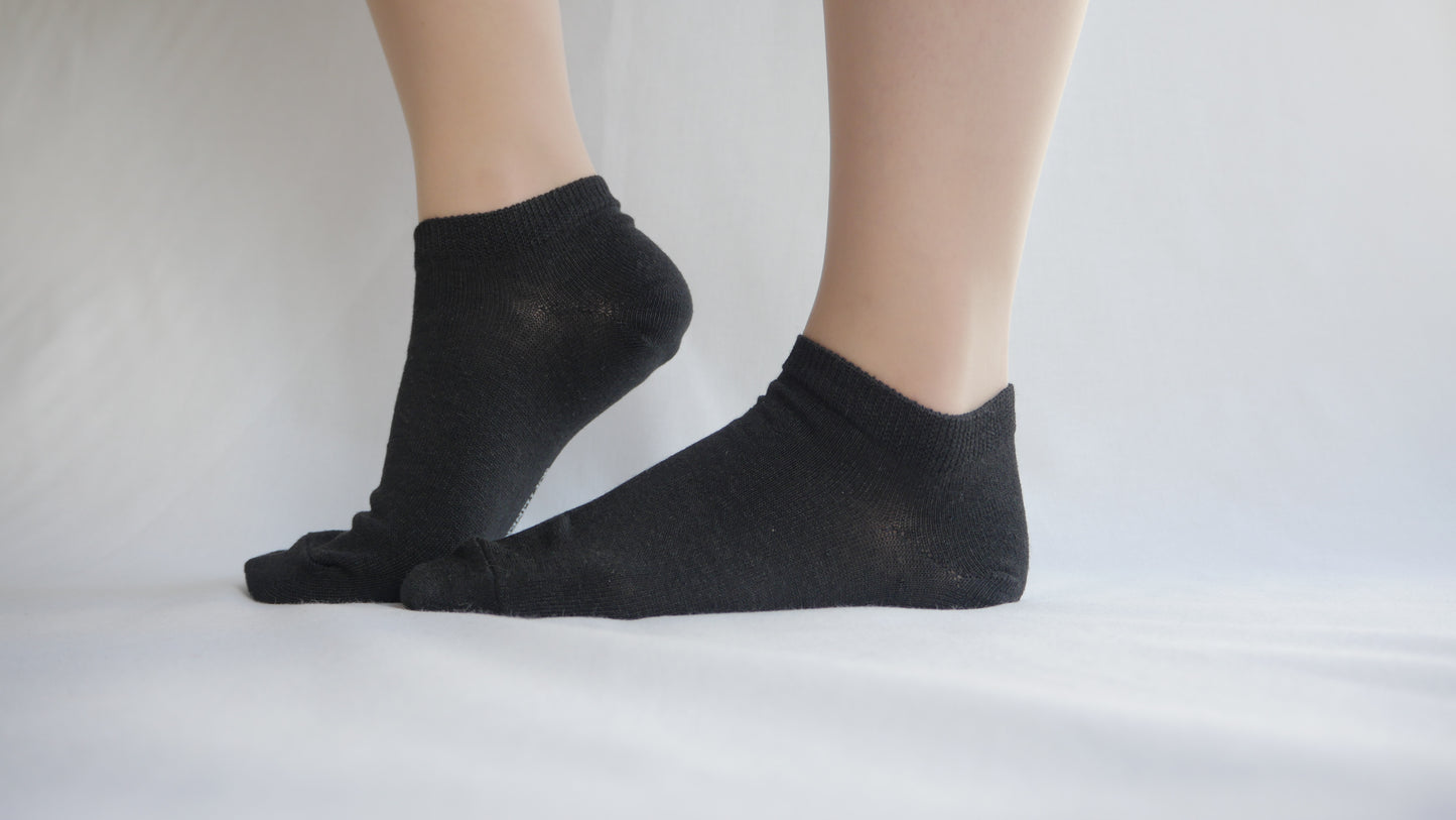 MAMORI Soft Linen Socks F　60/2　 Low-cut socks